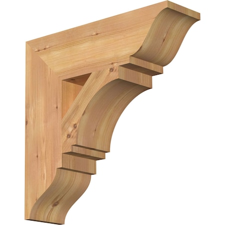 Ekena Millwork Imperial Traditional Smooth Bracket, Western Red Cedar, 5 1/2"W x 20"D x 20"H BKT06X20X20IMP01SWR